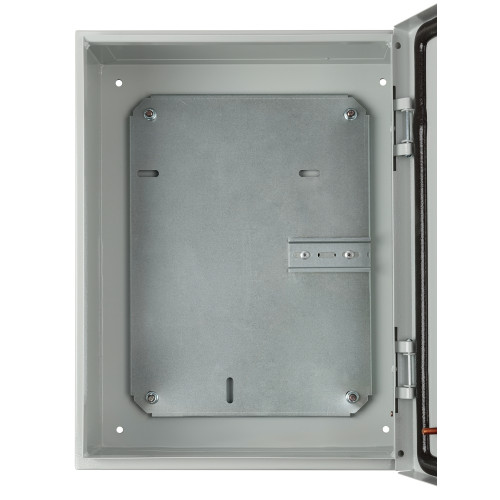 Корпус металлический ЩУ-3ф/1-0 (1 дверь), 395х310х150 мм, IP54, RAL7035 светло-серый LITE Корпус металлический ЩУ-3ф/1-0 (1 дверь), 395х310х150 мм, IP54, RAL7035 светло-серый LITE