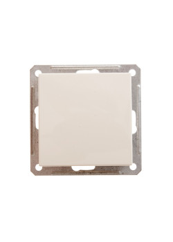 W59 AQUA 1-клавишный ПЕРЕКЛЮЧАТЕЛЬ, IP44, сх.6, 10АХ, механизм, СЛОНОВАЯ КОСТЬ