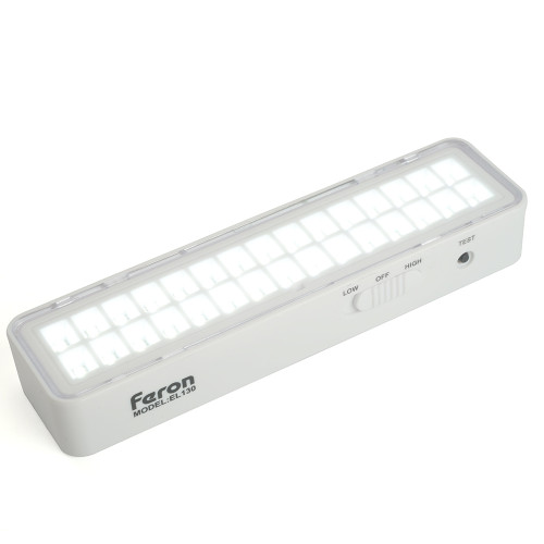 Светильник аккумуляторный Feron.One, 30LED DC, белый, EL130 Светильник аккумуляторный Feron.One, 30LED DC, белый, EL130