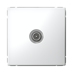 ARTGALLERY TV РОЗЕТКА проходная 4DB, механизм, БЕЛЫЙ