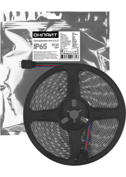 Лента светодиодная 90 681 OLS-5050RGB60-14.4-IP65-24V ОНЛАЙТ 90681