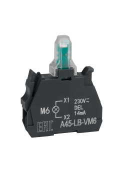 Световой блок OptiSignal D22 A45-LB-VM6 синий 230-240VAC ZBVM6
