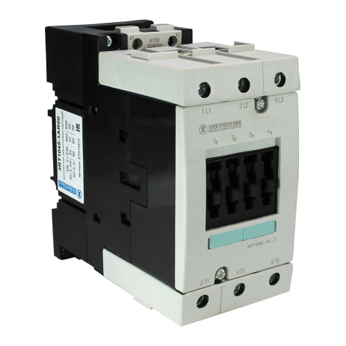 3RT1045-1AR00, 3-пол., 80A, AC-3, 37кВт/400V, 415V AC, 50/60Гц, типоразмер S3, винтовые клеммы, IP20, контактор электромагнитный  (ЭТ)
