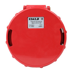 Розетка кабельная 234-63А-6h-380AC-3P+PE-IP67