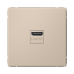 ARTGALLERY РОЗЕТКА HDMI, механизм, ПЕСОЧНЫЙ ARTGALLERY РОЗЕТКА HDMI, механизм, ПЕСОЧНЫЙ