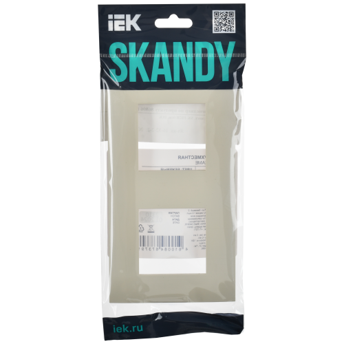 SKANDY Рамка 2-местная SK-F02B бежевый IEK