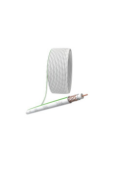 Кабель коаксиальный SAT 703 B.Cu/оплетка Cu 75проц. PVC 75Ом бел. (м) Эра Б0044612