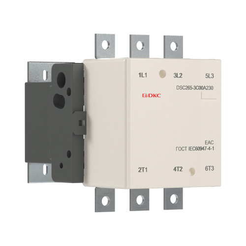 Магнитный контактор DSC265-3C00A230 265А 130кВт (AC3)  кат 220В AC
