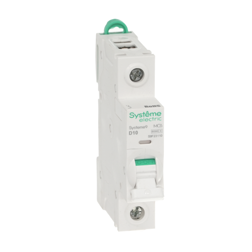 Systeme9 Автоматический выключатель (АВ) D 10A 1P 6kA 230В Systeme9 Автоматический выключатель (АВ) D 10A 1P 6kA 230В