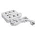 Удлинитель 6-местный c/з 3x1 мм2, 3 м, 250В, 10А, 4USB+2Type-C 2,4А, серия Home plus, белый STEKKER HM09-66-02 Удлинитель 6-местный c/з 3x1 мм2, 3 м, 250В, 10А, 4USB+2Type-C 2,4А, серия Home plus, белый STEKKER HM09-66-02