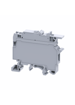 Клемма для предохранителей с индикатором винтовая OptiClip CF-4-HESILA-240V-(5x20)-6,3A-(0,2-6)-серый