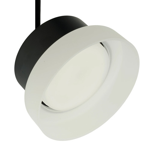 Светильник потолочный Feron Barrel HL4608 OPAL levitation 12W, 230V, GX53, черный, на подвесе 1,7 м Светильник потолочный Feron Barrel HL4608 OPAL levitation 12W, 230V, GX53, черный, на подвесе 1,7 м