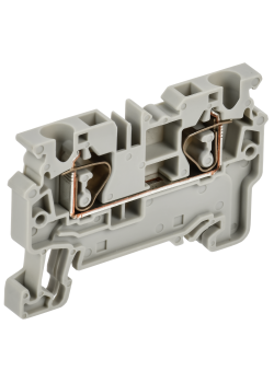 ARMAFIX Клемма пружинная CX4 4мм2 проходная серая IEK