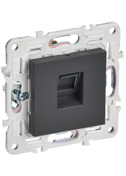 SKANDY Розетка компьютерная RJ45 кат.6 SK-K02T титан IEK