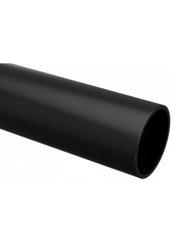 Труба гладкая ПВХ жесткая d20 мм (3 м) (156 м/уп) черная EKF-Plast