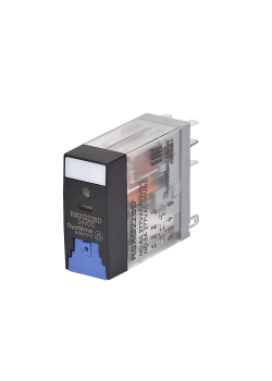 Реле 8A 2CO 24VDC тест кнопка LED