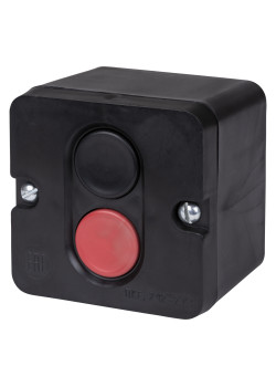 Пост кнопочный ПКЕ 712 У3, красная и черная кнопки, IP40 TDM