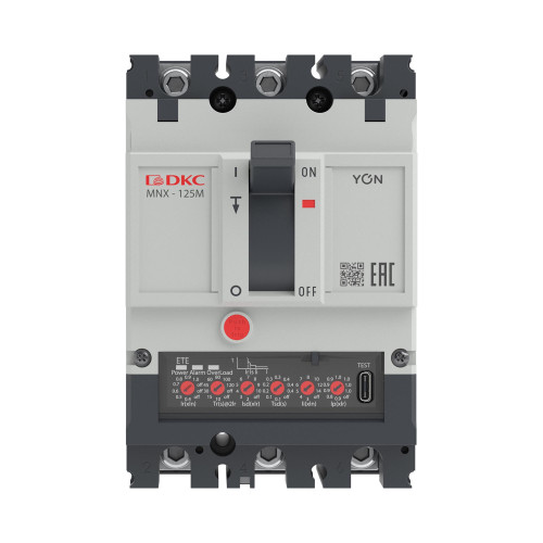 Авт. выкл. YON pro MNX125M 3P 63A 100kA при AC415V расц. ETE Авт. выкл. YON pro MNX125M 3P 63A 100kA при AC415V расц. ETE