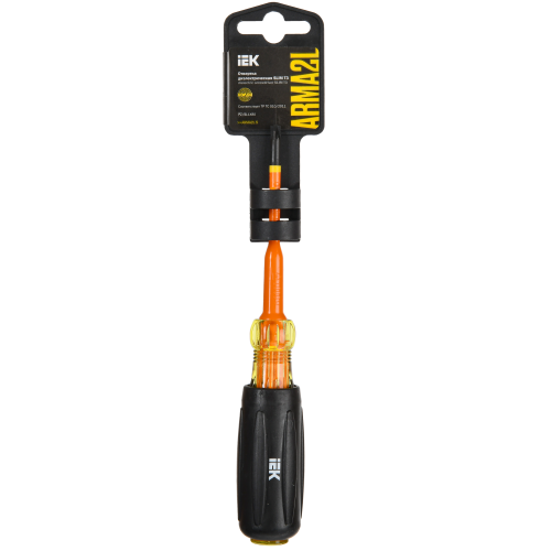 ARMA2L 5 Отвертка диэлектрическая SLIM PZ/SL1х80 Т3 IEK ARMA2L 5 Отвертка диэлектрическая SLIM PZ/SL1х80 Т3 IEK
