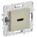SKANDY Розетка HDMI SK-H01B бежевый IEK SKANDY Розетка HDMI SK-H01B бежевый IEK