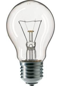 Лампа накаливания Stan 40Вт E27 230В A55 CL 1CT/12X10 PHILIPS 926000000885