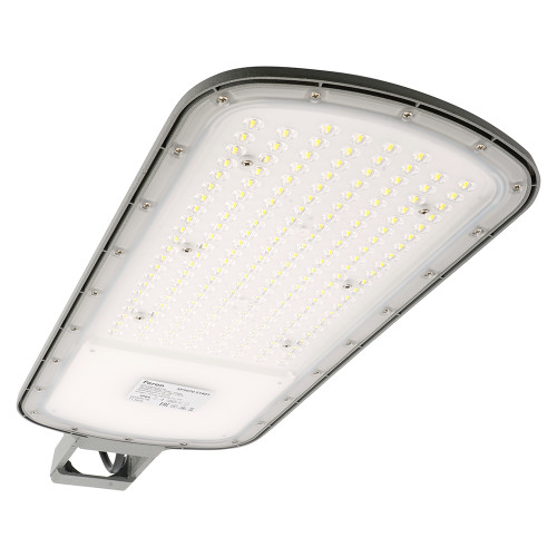 Светодиодный уличный консольный светильник Feron SP3070 120W 5000K AC90-300V, серый Светодиодный уличный консольный светильник Feron SP3070 120W 5000K AC90-300V, серый