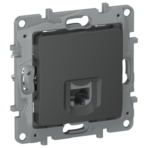 IEKETIKA Розетка компьютерная RJ45 категория 5Е UTP 6712411 графит IEK