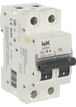 ARMAT Автоматический выключатель M10N 2P B 4А IEK