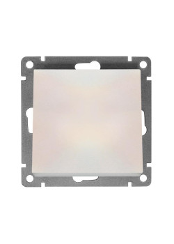 Выключатель 1-кл. СП Афина 10А IP20 механизм жемчуг Universal A0021-OBr