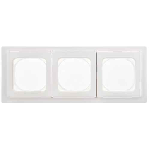 FLITE Рамка 3-местная IP55 Рпро-3-55-ФлБ белый IEK FLITE Рамка 3-местная IP55 Рпро-3-55-ФлБ белый IEK