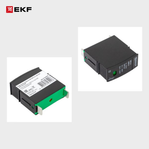 Сменный модуль к ОПВ-C In-20кА 440В с сигнализацией EKF Сменный модуль к ОПВ-C In-20кА 440В с сигнализацией EKF