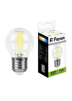 Лампа светодиодная Feron LB-52 Шарик E27 7W 230V 4000K