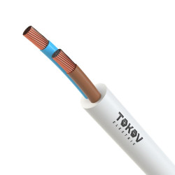 Провод TOKOV ELECTRIC ПВС 2х0.75 380В Б (бухта) (м) 1945476