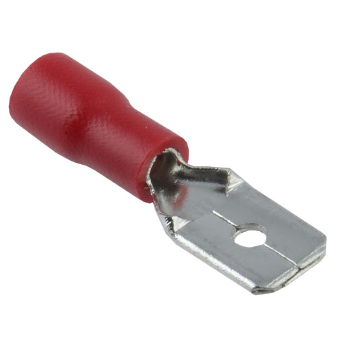 Наконечник плоский Изолированный (папа) РпИп 0,5-1,5, STEKKER, LD401-15250 (упаковка 100 шт)