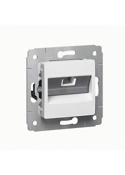 Cariva DIY Розетка RJ11 - 1 вход, белая