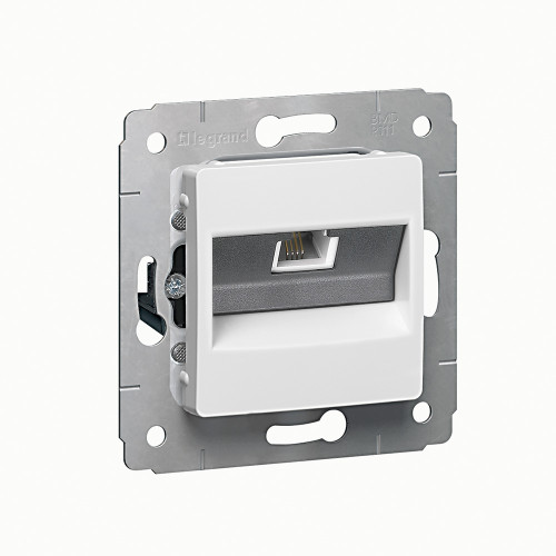 Cariva DIY Розетка RJ11 - 1 вход, белая