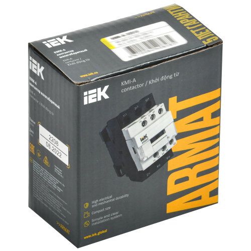 ARMAT Контактор КМИ-А-22512 LC1D 25А 110В/АС3 1NO/1NC IEK ARMAT Контактор КМИ-А-22512 LC1D 25А 110В/АС3 1NO/1NC IEK