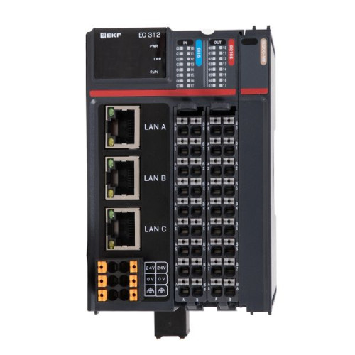 Программируемый логический контроллер (ПЛК) EC312 токоподающий D-CARD EKF Программируемый логический контроллер (ПЛК) EC312 токоподающий D-CARD EKF