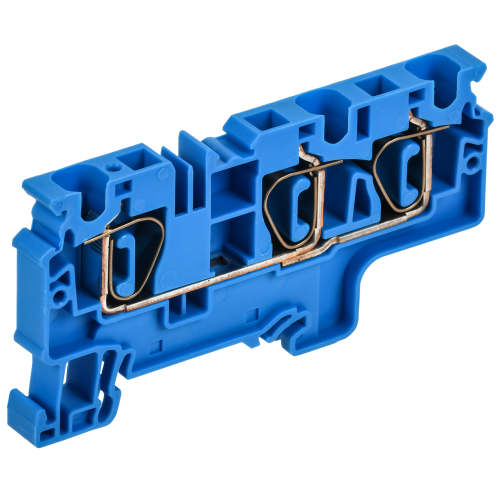 ARMAFIX Клемма пружинная CX6-3 BU 6мм2 трехконтактная синяя IEK