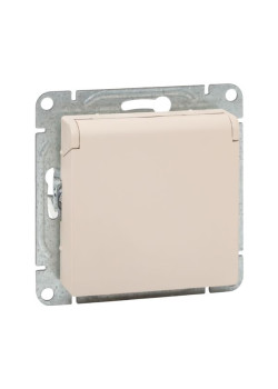 Механизм роз., 16А, IP44, с.з., с.ш., c крышкой, крем., Эпика EKF