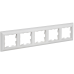 BRITE Рамка 5-местная РУ-5-БрАБ арктический белый/белый IEK BRITE Рамка 5-местная РУ-5-БрАБ арктический белый/белый IEK
