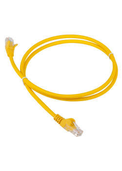 Патч-корд Lanmaster LAN-PC45/U5E-1.0-YL UTP вилка RJ-45-вилка RJ-45 кат.5е 1м желтый LSZH (уп.:1шт)