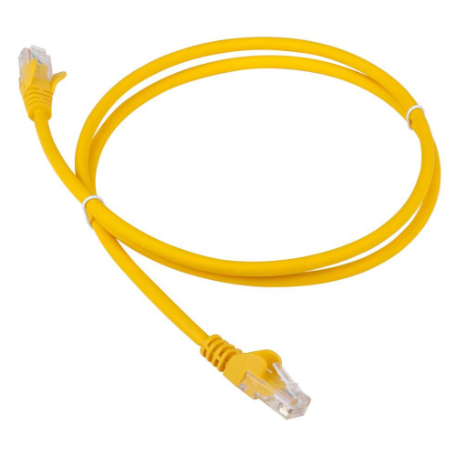 Патч-корд Lanmaster LAN-PC45/U5E-1.0-YL UTP вилка RJ-45-вилка RJ-45 кат.5е 1м желтый LSZH (уп.:1шт)