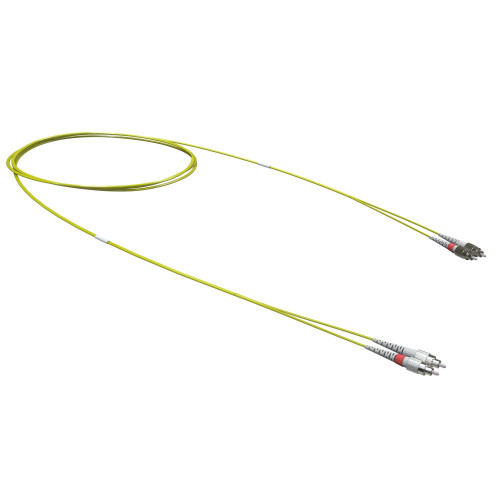 Оптический коммутационный шнур двухволоконный (Duplex) FC-UPC/FC-UPC, 9/125 OS2, 2 м