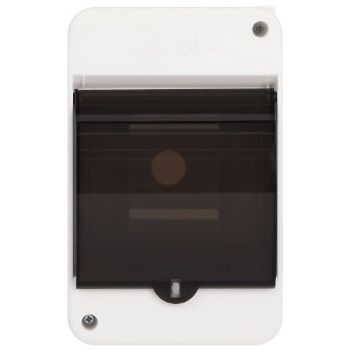 Корпус навесной SIMPLE КМПн 1/4 IP30 пластик.; прозр. крышка; бел. Эра Б0069239 Корпус навесной SIMPLE КМПн 1/4 IP30 пластик.; прозр. крышка; бел. Эра Б0069239