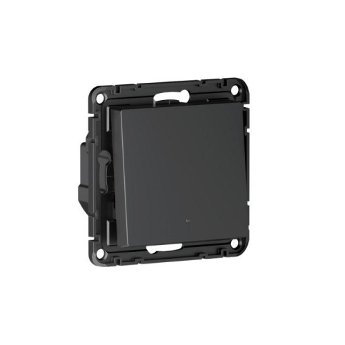 Выключатель 1-кл. AtlasDesign Smart 10А (сх. 1) L+N с подсветкой Zigbee механизм карбон SE ATN001013Z Выключатель 1-кл. AtlasDesign Smart 10А (сх. 1) L+N с подсветкой Zigbee механизм карбон SE ATN001013Z