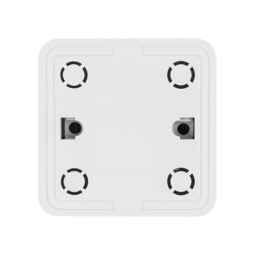 Розетка 2П открытой установки IP20 10А 250В (керамика) белая Розетка 2П открытой установки IP20 10А 250В (керамика) белая