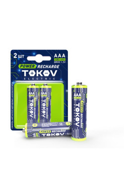 Аккумулятор AAA/HR03 1000мА.ч (блист.2шт) TOKOV ELECTRIC TKE-NMA-HR03/B2