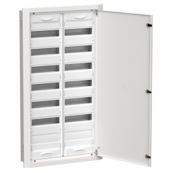 TITAN 5 Корпус металлический ЩРв-168 (2х84) 1130х625х130мм IP31 белый (одна дверь) IEK