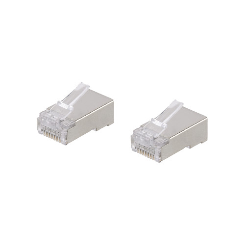 Разъем RJ-45 FTP для кабеля кат. 5Е, 8P8C (2 шт), TDM